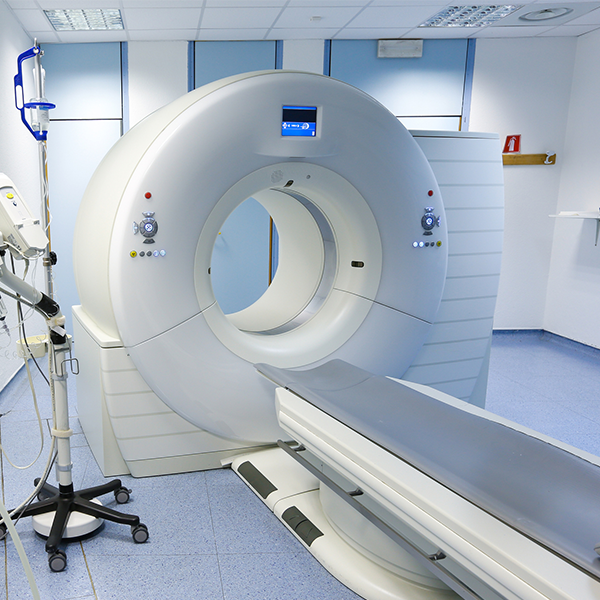 CT scanner that uses SSB thin section bearings for medical applications.